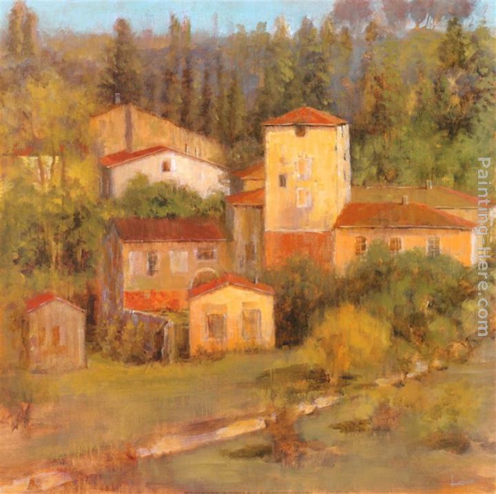 Tuscany Villagio painting - Michael Longo Tuscany Villagio art painting Tuscany Villagio painting - Michael Longo Tuscany Villagio art painting